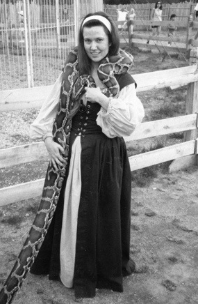 Miss Colleen is amused you think she's afraid of snakes
